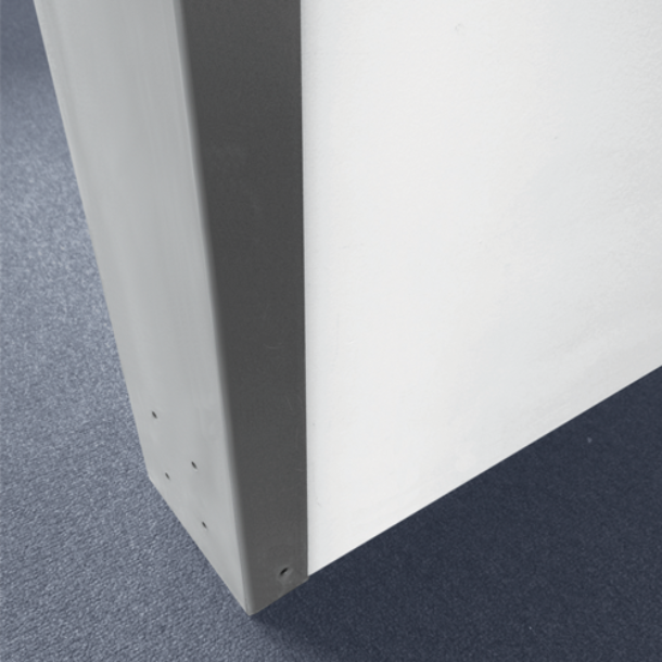 Flush Hollow Metal Frame For Drywall Wraps Wall