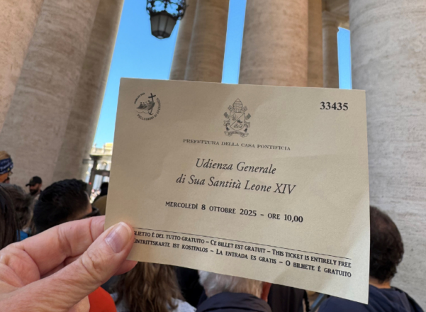 Louis Papal Audience Ticket