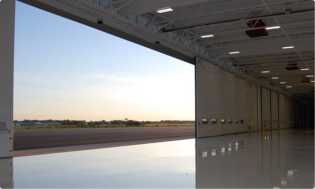 hangar doors