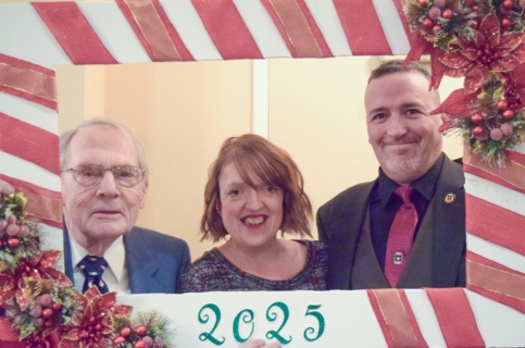 Irv Milheim Dawn and Rob Hartman frame