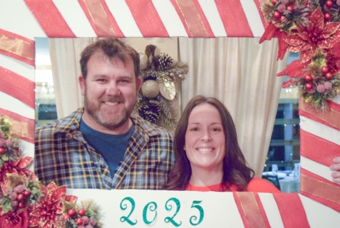 Jason and Kelly Irvine frame