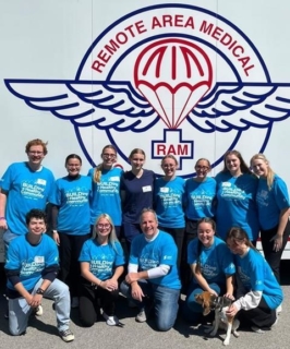 RAM people in front of logo