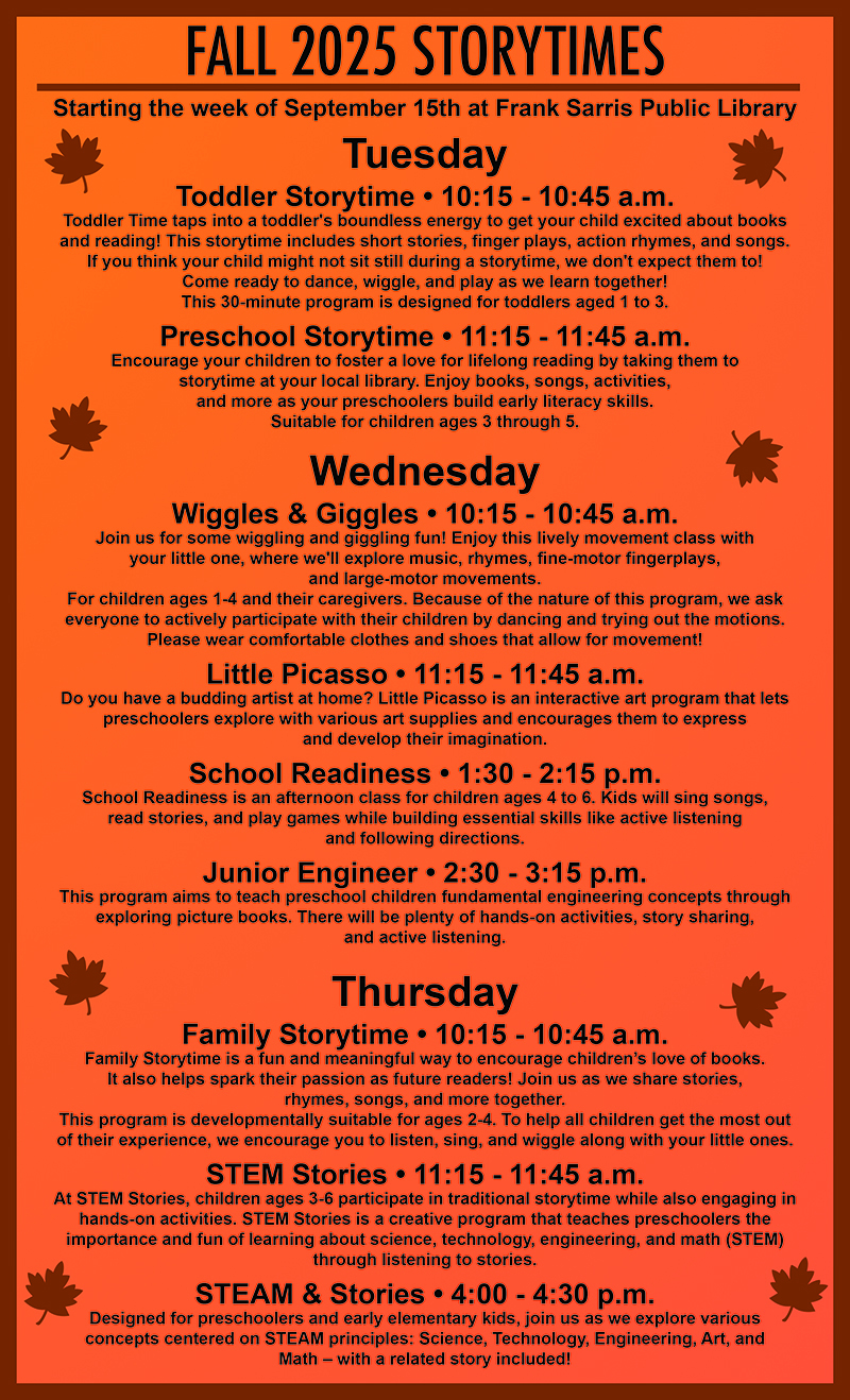 Fall2025 Storytimes