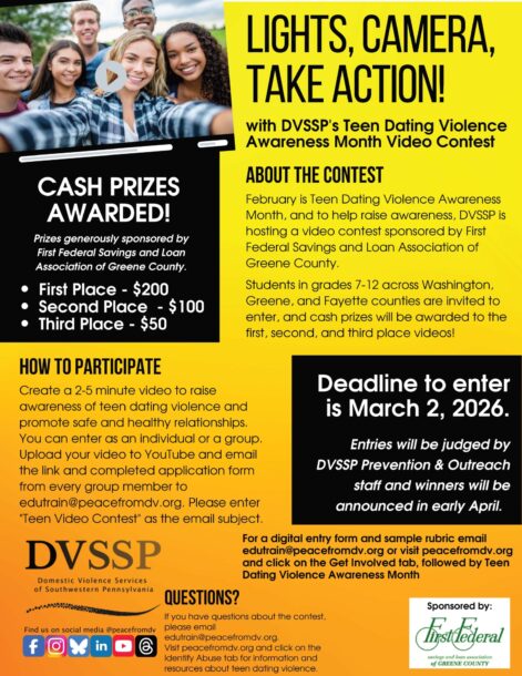 Teen Dating Violence Awareness Month Video Contest