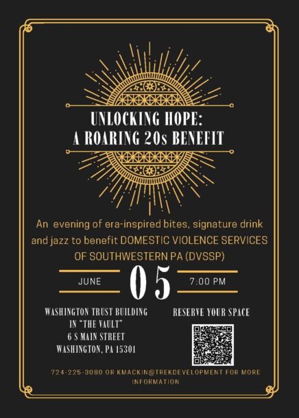 Roaring 20s Benefit Flyer