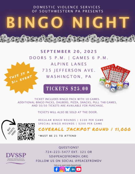 Sept 2025 Bingo Night Flyer 2