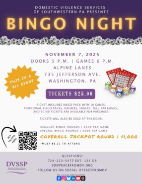 Nov 2025 Bingo Night Flyer