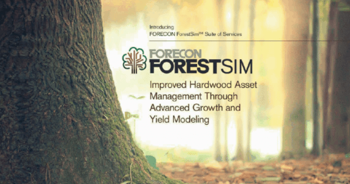 Service Spotlight ForestSim™ Suite of Services FORECON Inc.