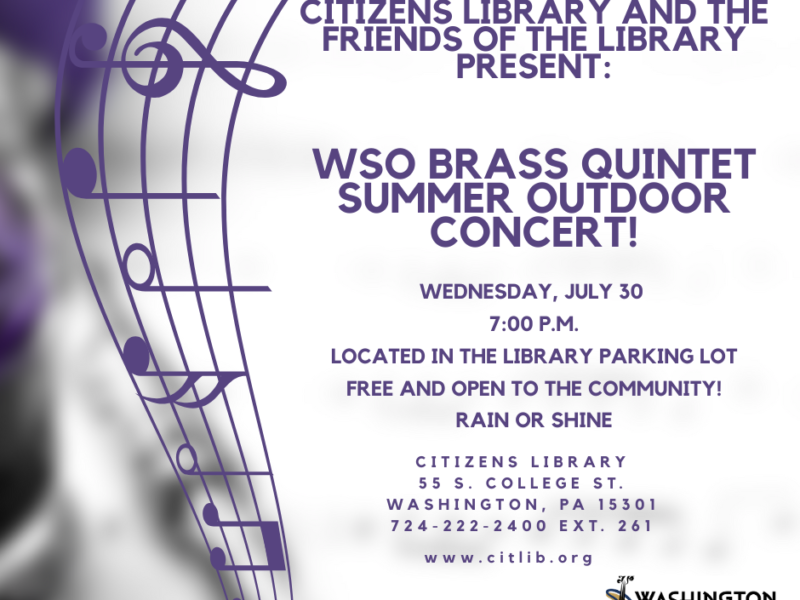 WSO Brass Quintet @ Citizens Library