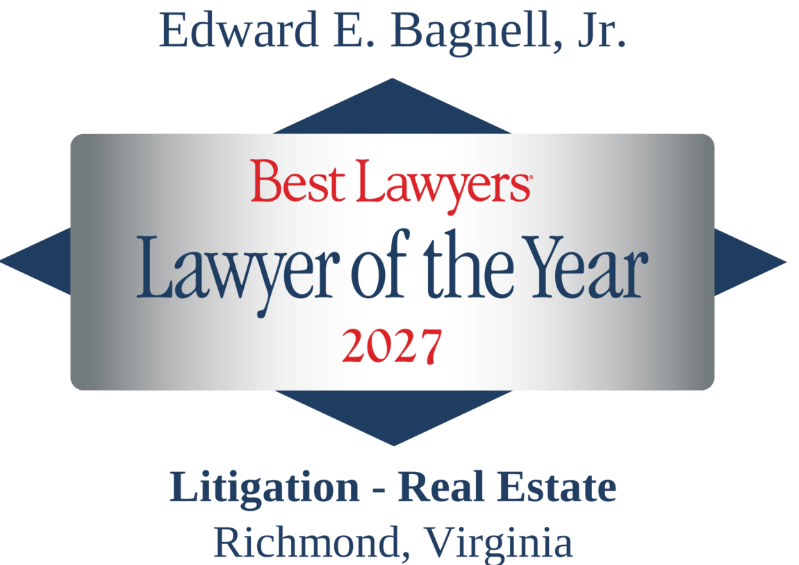 Edward E. Bagnell, Jr. Best Lawyers Lawyer Of The Year Litigtion - Real Estate Logo