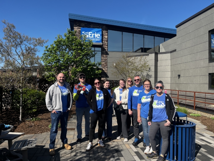 Team AOK on Earth Day cleanup