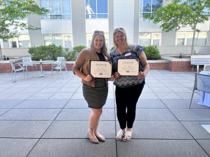 Our two new Erie Ambassadors.  Katlyn and Lisa!