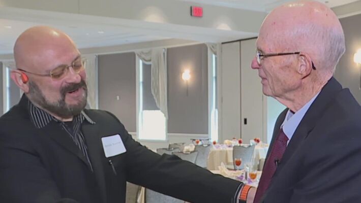 Stroke survivor celebrates recovery, reunites with doctors who saved his life