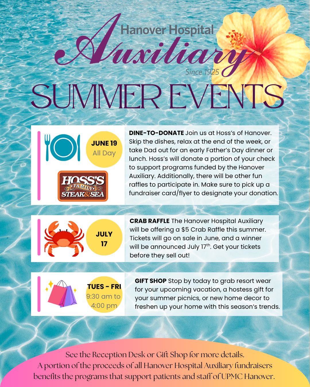 Flyer 2026 Summer Events