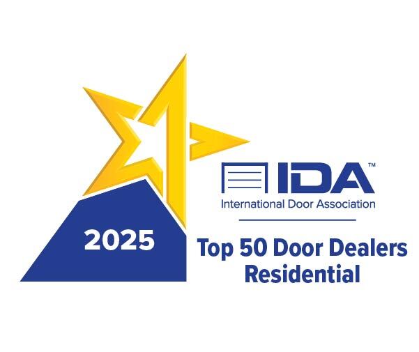 Plyler Entry Systems recognized as an IDA Top 100 Door Dealers 2025 Top 50 Residential Door Dealer