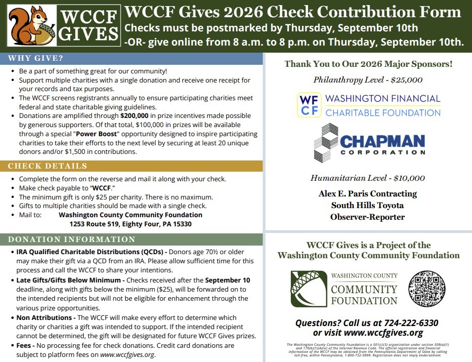 2026 WCCF Gives