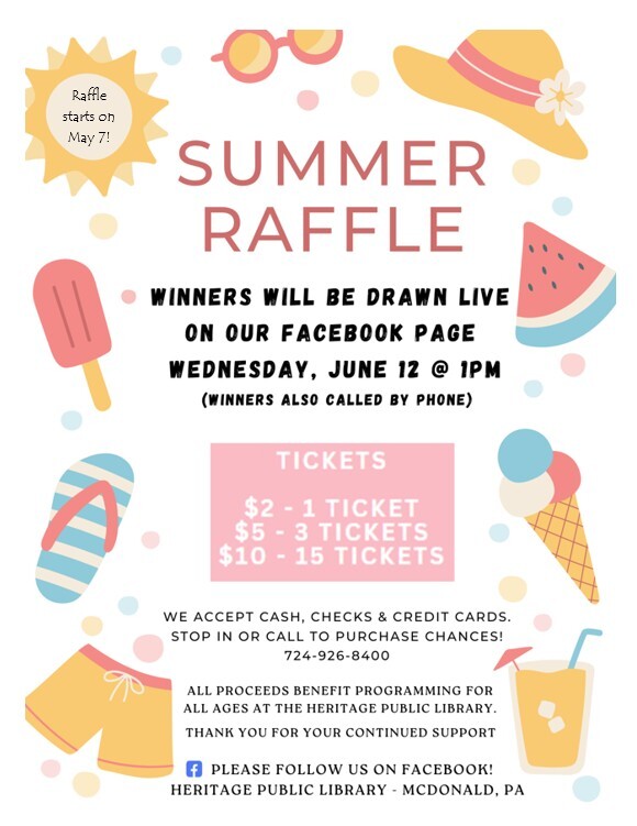 Summer 26 Raffle flyer