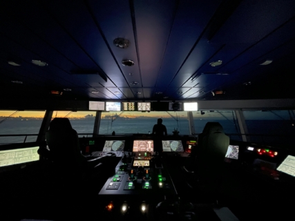Ship Cockpit People at Night Pexels