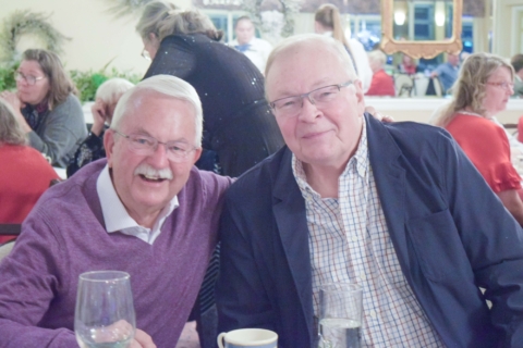 Bryan Oros and Bernie Stefanik