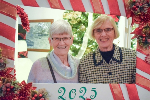 Jane Hogan and Jane Loutzenhiser frame