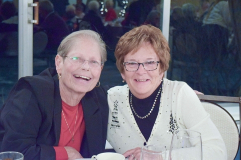 Rita Clemente and Kathy Oros