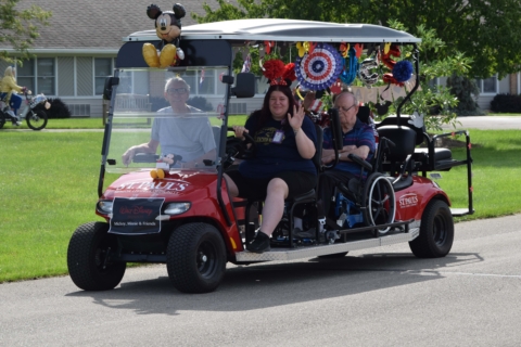 Golf Cart Parade 75
