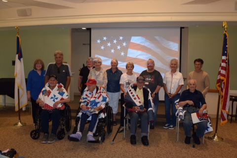 Villas Quilts of Valor 1