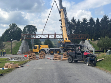 Bridge in Place 7