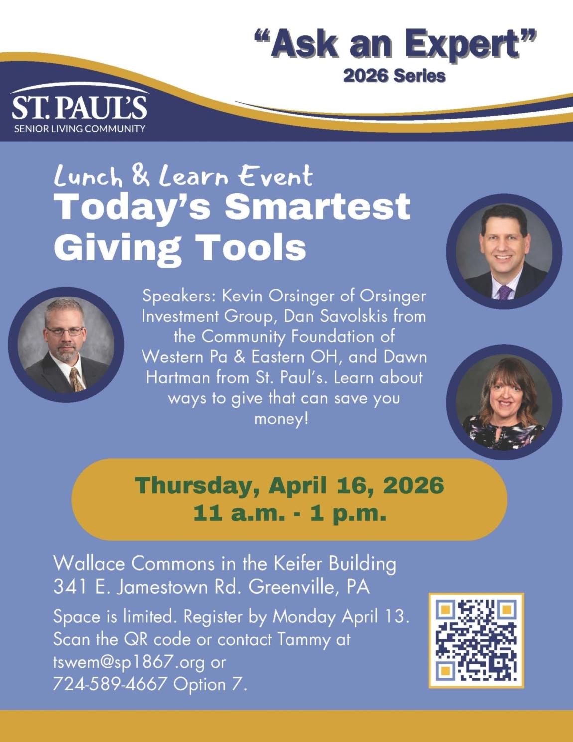 Ask an Expert Todays Smartest Giving Tools flyer