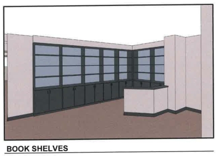 Bistro Reimagined Bookshelves