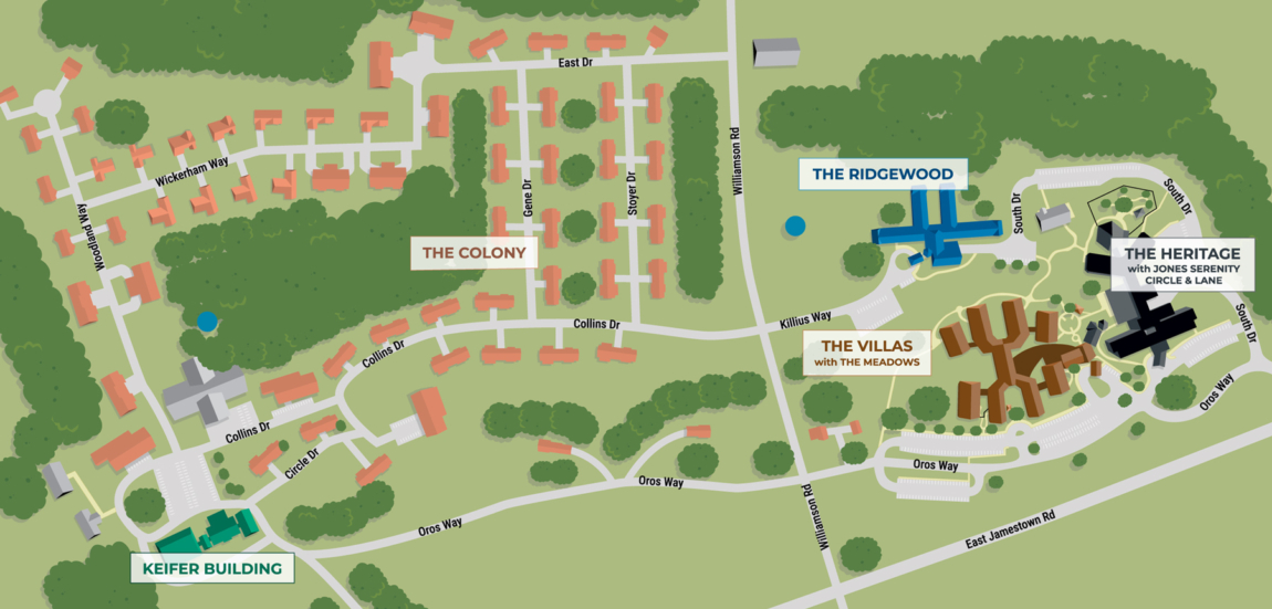 St Pauls Senior Living Community Campus Map