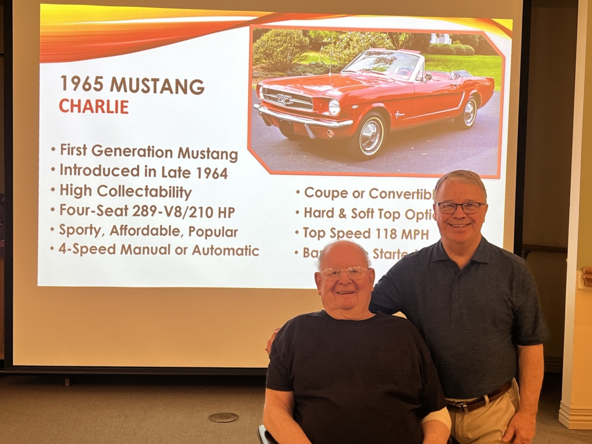 Charlie and John Martin 1965 Mustang