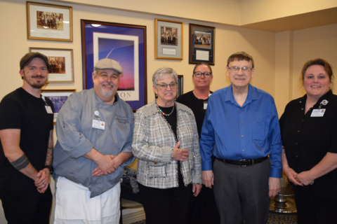 Dining Services with Dick Jones Margie Hays