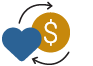 charitable trust heart icon