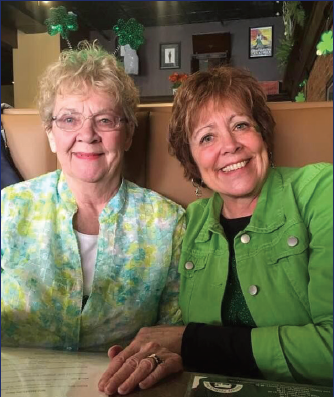 Dorothy Mc Donald with daughter Kathy Williams