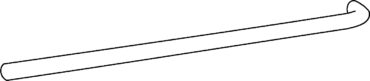 #422SB — Push Bar Single Bend