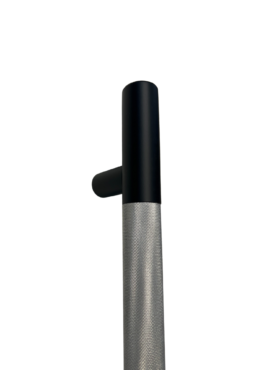 #VP4641 — Straight Post Mount - Square Ends -  Knurled Center Section