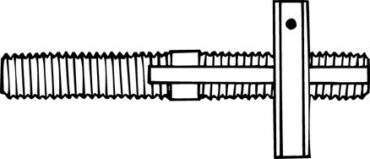 #Type 11 — Heavy Duty Back to Back Mounting with Reverse Thread Stud and Spanner Collar