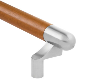 #VP6351 — Wood Center - Offset Post Mount - Round Ends