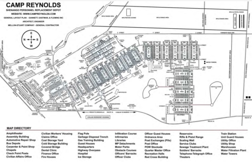 Camp Reynolds Full Map