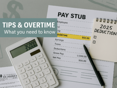 New Tip And Overtime Deductions - Guidance for Employees
