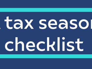 Tax Season Checklist for Personal Income Taxes