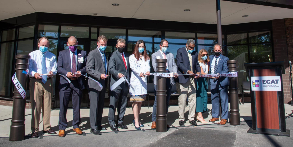 ECAT wayne building ribbon cutting crop