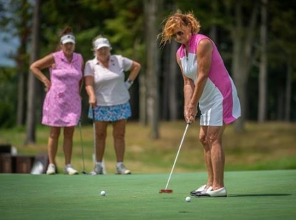 Michele Robertson Golfing