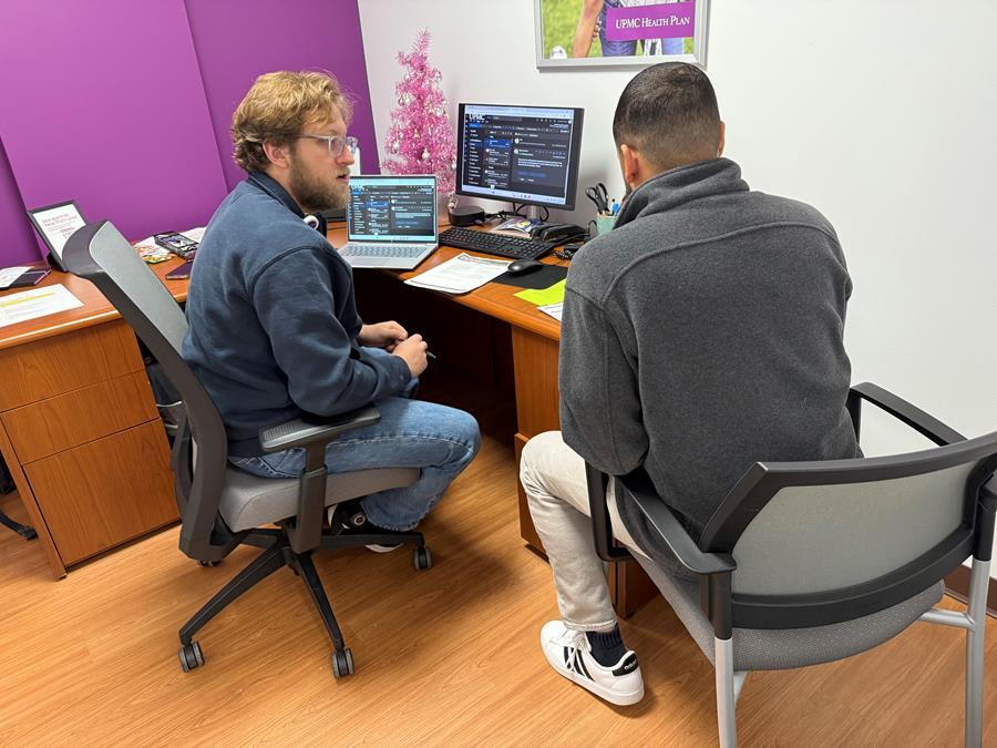 Chase meeting with client