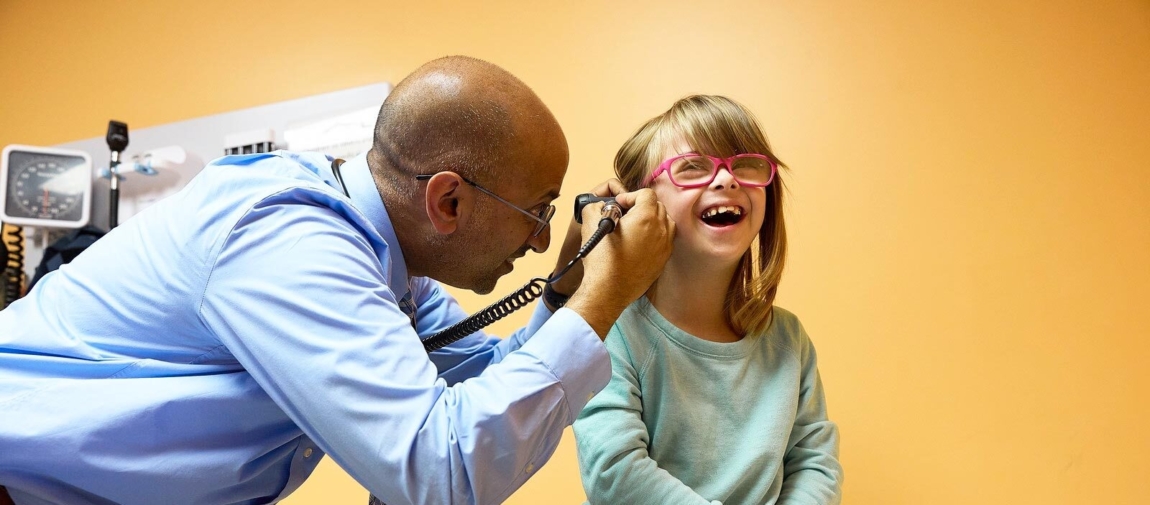 2024 doc and patient child exam ear crop