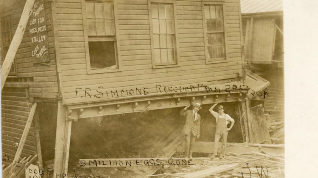 Erie circa 1915 - Flood Damage