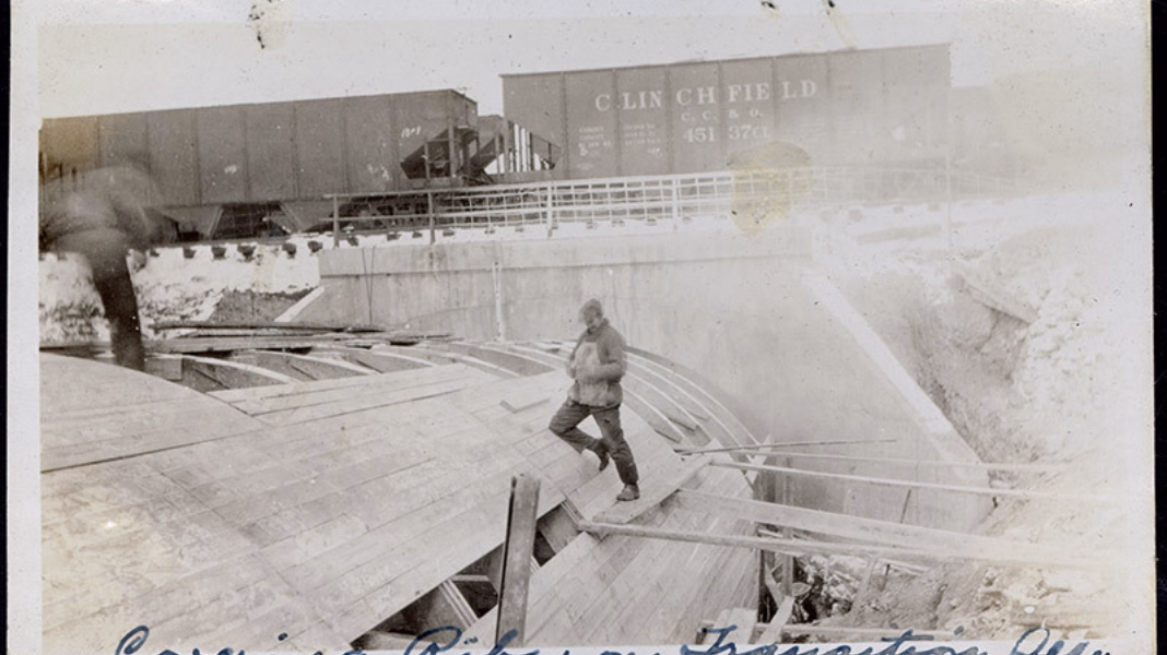 Covering ribs on transition section