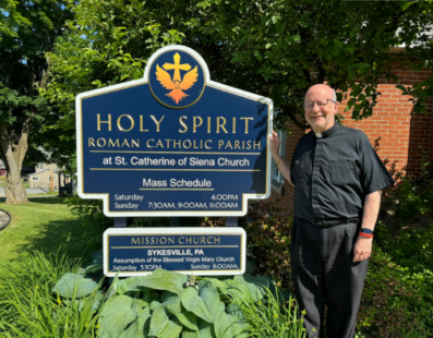 Monsignor Siefer at Saint Catherine of Siena Church