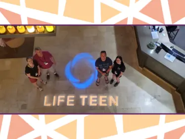 Saint George Parish Life Teen team at the conference